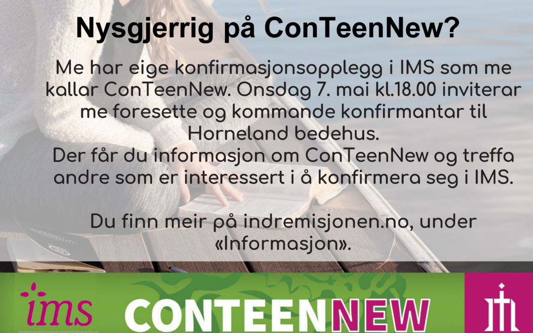 Informasjonmøte om ConTeenNew 25/26
